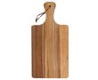 Planche de service en bois d'acacia idéale pour les apéritifs couleur bois