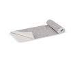 Serviette en RPET à séchage rapide 200 g/m² 30 x 80 cm couleur blanc/gris