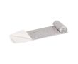 Serviette en RPET à séchage rapide 200 g/m² 50 x 100 cm couleur blanc/gris
