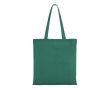 Sac en coton avec certification OEKO-TEX de couleurs 140 g/m² couleur vert foncé