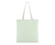 Sac en coton avec certification OEKO-TEX de couleurs 140 g/m² couleur vert menthe