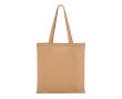 Sac en coton avec certification OEKO-TEX de couleurs 140 g/m² couleur camel