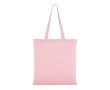 Sac en coton avec certification OEKO-TEX de couleurs 140 g/m² couleur rose pastel