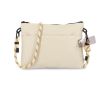 Sac bandoulière rectangulaire pour les essentiels du quotidien couleur beige