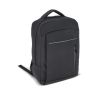 Sac à dos pour PC en similicuir avec sangle pour valise 15,6'' couleur noir
