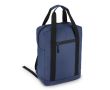 Sac à dos pour ordinateur en RPET avec bandes réfléchissantes 15,6'' couleur bleu foncé
