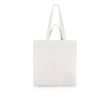 Sac en coton OEKO-TEX multicolore à double anses 140 g/m² couleur blanc