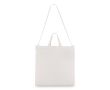 Sac en coton OEKO-TEX multicolore à double anses 220 g/m² couleur blanc