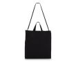Sac en coton OEKO-TEX multicolore à double anses 220 g/m² couleur noir