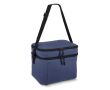 Sac isotherme à double compartiment avec poignées courtes 12 L couleur bleu foncé