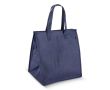 Grand sac isotherme de transport avec doublure intérieure en aluminium couleur bleu foncé