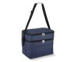Sac isotherme à double compartiment et poche frontale 12 L couleur bleu foncé