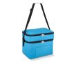Sac isotherme à double compartiment et poche frontale 12 L couleur bleu ciel