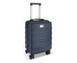 Valise cabine 18 pouces avec 4 roues pivotantes et support téléphone couleur bleu foncé