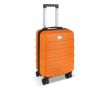 Valise cabine 18 pouces avec 4 roues pivotantes et support téléphone couleur orange