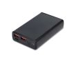 Powerbank à charge rapide avec deux ports différents 10.000 mAh couleur noir