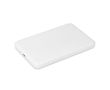 Batterie externe pour les voyages et un usage quotidien 5 000 mAh couleur blanc