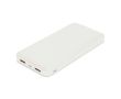 Batterie externe pour les voyages et un usage quotidien 10 000 mAh couleur blanc
