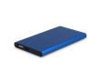 Powerbank en aluminium recyclé de différentes couleurs 4 000 mAh couleur bleu ciel