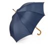 Parapluie multicolore avec poignée courbée en bois Ø103 couleur bleu foncé