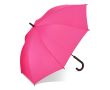 Parapluie multicolore avec poignée courbée noire Ø105 couleur rose