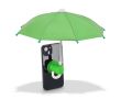 Support téléphone en forme de parapluie avec ventouse et protection couleur vert