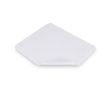 Chiffon en microfibre antidérapant pour lunettes et tapis de souris couleur blanc