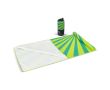 Serviette de plage en RPET à séchage rapide 100 x 180 cm couleur vert lime