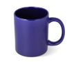 Tasse en céramique avec finition mate et contour brillant 350 ml couleur bleu foncé