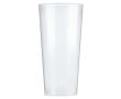 Gobelet réutilisable fabriqué en Europe en bioplastique 500ml couleur transparent
