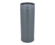 Gobelet isotherme en acier inoxydable avec couvercle anti-fuite 400 ml couleur gris
