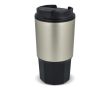 Mug de voyage en acier inoxydable avec couvercle anti-fuite 450 ml couleur noir