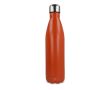Gourde en acier inoxydable recyclé avec bouchon argenté 750ml couleur marron orangé