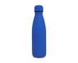 Gourde isotherme en acier inoxydable recyclé, toucher doux, 500 ml couleur bleu