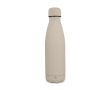 Gourde isotherme en acier inoxydable recyclé, toucher doux, 500 ml couleur beige