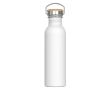 Gourde en acier inoxydable anti-fuite avec revêtement poudré 750 ml couleur blanc