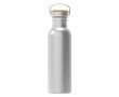 Gourde en acier inoxydable anti-fuite avec revêtement poudré 750 ml couleur argenté