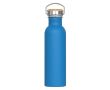 Gourde en acier inoxydable anti-fuite avec revêtement poudré 750 ml couleur bleu ciel