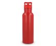 Bouteille isotherme en inox avec embout et anse assortie 500 ml couleur rouge