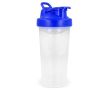 Shaker en plastique anti-gouttes avec insert mélangeur, 700 ml couleur bleu foncé