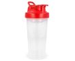 Shaker en plastique anti-gouttes avec insert mélangeur, 700 ml couleur rouge