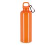 Gourde en plastique aux couleurs vives avec bouchon assorti 750 ml couleur orange