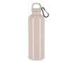 Gourde en plastique aux couleurs vives avec bouchon assorti 750 ml couleur beige