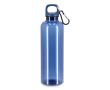Gourde en plastique aux couleurs vives et transparentes 750 ml couleur bleu transparent