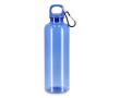Gourde en plastique aux couleurs vives et transparentes 750 ml couleur bleu clair transparent