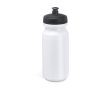 Gourde de sport en plastique avec large zone de marquage 620ml couleur blanc