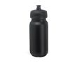 Gourde de sport en plastique avec large zone de marquage 620ml couleur noir