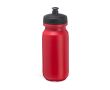 Gourde de sport en plastique avec large zone de marquage 620ml couleur rouge