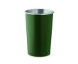 Gobelet réutilisable en acier inoxydable recyclé, capacité 350 ml couleur vert foncé