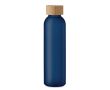 Botella de cristal personalizada de color 500ml Crystal Resistant couleur bleu